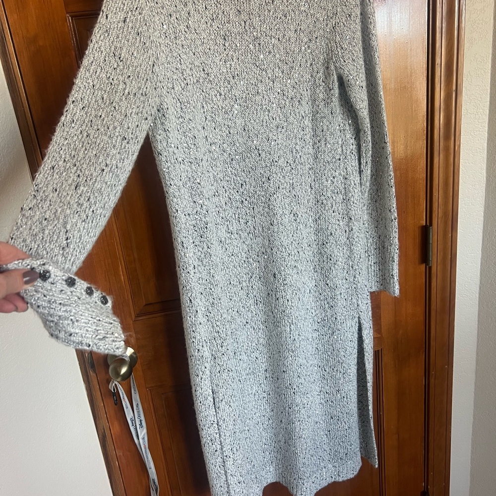 White House Black Market Sequin Duster